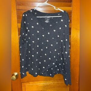 Sonoma Grey Relaxed Fit long sleeve